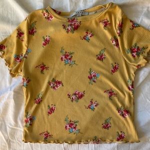 Floral crop top